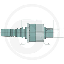 Manuli ROTOFIT AGN DN19 3/4 ILP