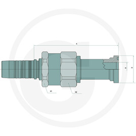 Manuli ROTOFIT SFL DN31 1.1/4 VITON MF