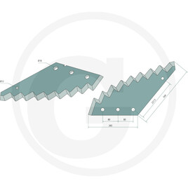GRANIT Knife, carbide coated
