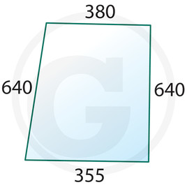 GRANIT Door screen front clear