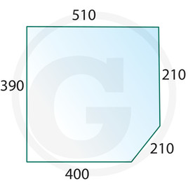 GRANIT Door screen bottom clear