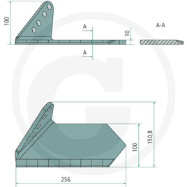 GRANIT ENDURANCE CARBIDE Wing share left