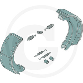 A.D.R Brake shoe set