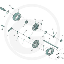 FAD Brake shaft