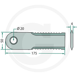GRANIT Flail blades