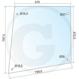 GRANIT Door screen