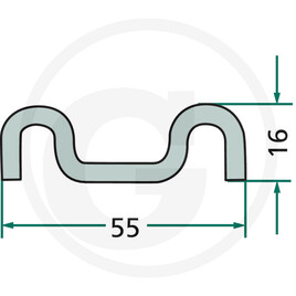 GRANIT Scraper floor rail