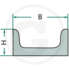 GRANIT Scraper floor rail