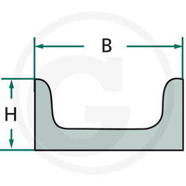GRANIT Scraper floor rail