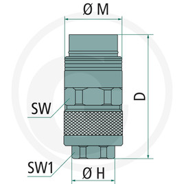 Stucchi KS-VP 1/4" IR 1