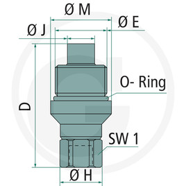 Stucchi KS-VEP 1/4" IR 1