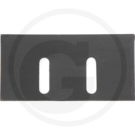 GRANIT SCRAPER PLATE 124 X 60 MM HOLE SPACING 4