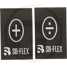 SB-Flex Hose marking Black +/-