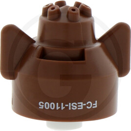 Hypro Liquid fertiliser nozzle, 6-hole, brown