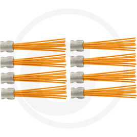 Plastic bristles