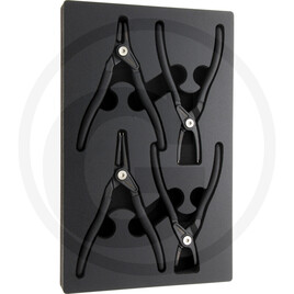GRANIT BLACK EDITION Circlip pliers set, 4 pcs.