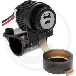Albrecht DUO USB SOCKET USB-A / USB-C
