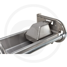 Flat swivel trough 1.0 m