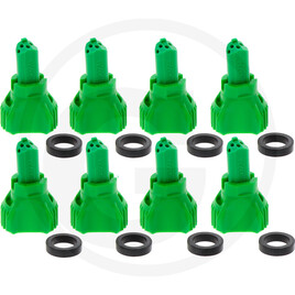 Nozal Pack of 8 R5X liquid fertiliser nozzles,