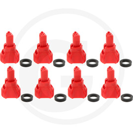 Nozal Pack of 8 R5X liquid fertiliser nozzles,
