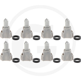 Nozal Pack of 8 R5X liquid fertiliser nozzles,