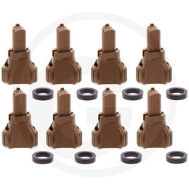 Nozal Pack of 8 R5X liquid fertiliser nozzles,