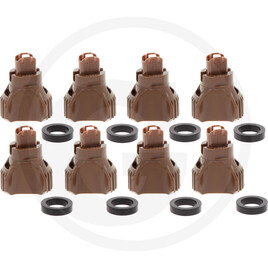 Nozal Pack of 8 KWIX ADX flat jet nozzles, bro