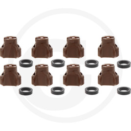 Nozal Pack of 8 KWIX AFX flat jet nozzles, bro