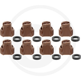 Nozal Pack of 8 KWIX RFX flat jet nozzles, bro