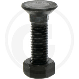 GRANIT Pack of 25 plough bolts with nuts
