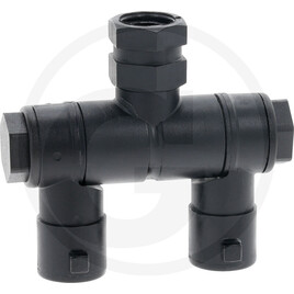 Tecomec Articulated nozzle holder 2-way 1/4" f