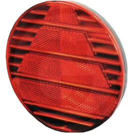 PROPLAST Triangular reflector 145 mm red bolted