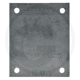 SIMOL Base plate 160x200x6mm for jockey wheels