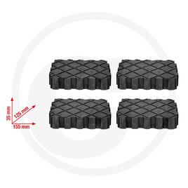 KS Tools Universal Gummiauflagen-Satz für Hebebühne, 4-tlg.