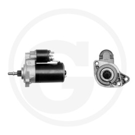 MAHLE Gear reduction starter 12 V / 1.4 kW