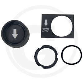 GRANIT Push Buttons Black/Bottom HACO