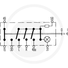 HELLA Push button switch