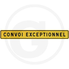GRANIT Warning sign, aluminium