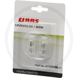 CFP Glass socket bulb W5W