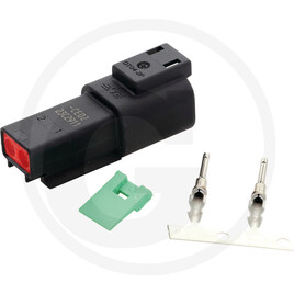 Deutsch DT pin housing, 2-pin