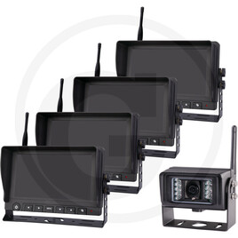GRANIT Wireless camera system, 7" multi-monitor