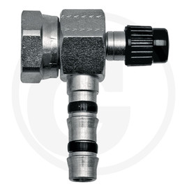 Manuli Fitting 90° short fem. 1”-14-UNS 10, LPV