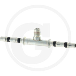 Manuli Fitting straight 10 10 with 1/4" SAE