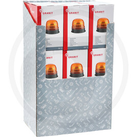 GRANIT LED rotating beacon, display: 18 pcs.