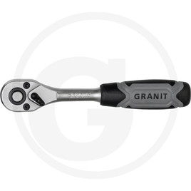 GRANIT BLACK EDITION 1/4" reversible ratchet, 72 teeth