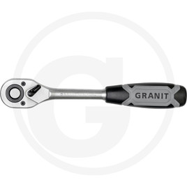 GRANIT BLACK EDITION 1/2" reversible ratchet, 72 teeth