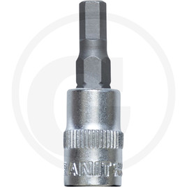 GRANIT BLACK EDITION 1/4" hexagonal bit socket, 5 mm