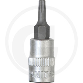 GRANIT BLACK EDITION 1/4" Bit socket for TX screws, T15