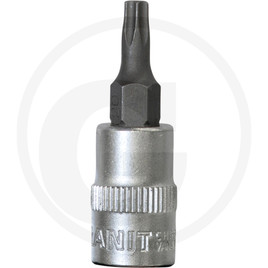 GRANIT BLACK EDITION 1/4" Bit socket for TX screws, T20