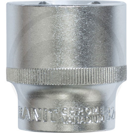 GRANIT BLACK EDITION 1/2" socket, 32 mm
